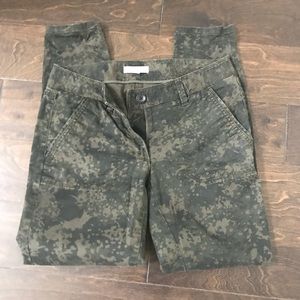 LOFT Camouflage skinny pants